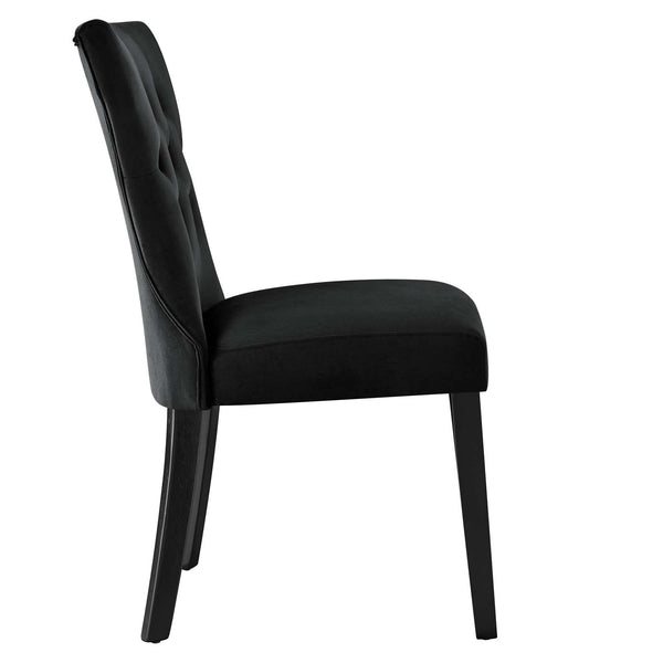 Silhouette Performance Velvet Dining Chairs - Set of 2