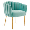 Sanna Channel Tufted Performance Velvet Armchair