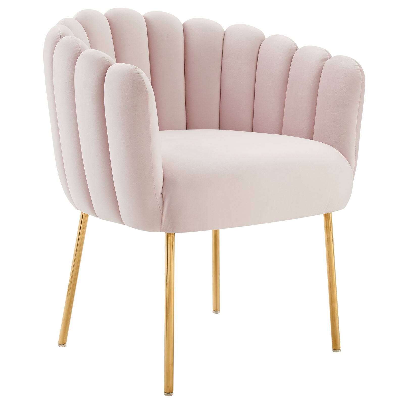 Sanna Channel Tufted Performance Velvet Armchair