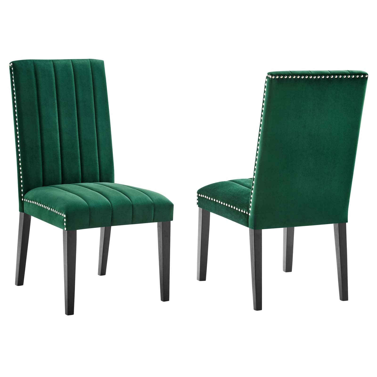 Catalyst Performance Velvet Dining Side Chairs - Set of 2