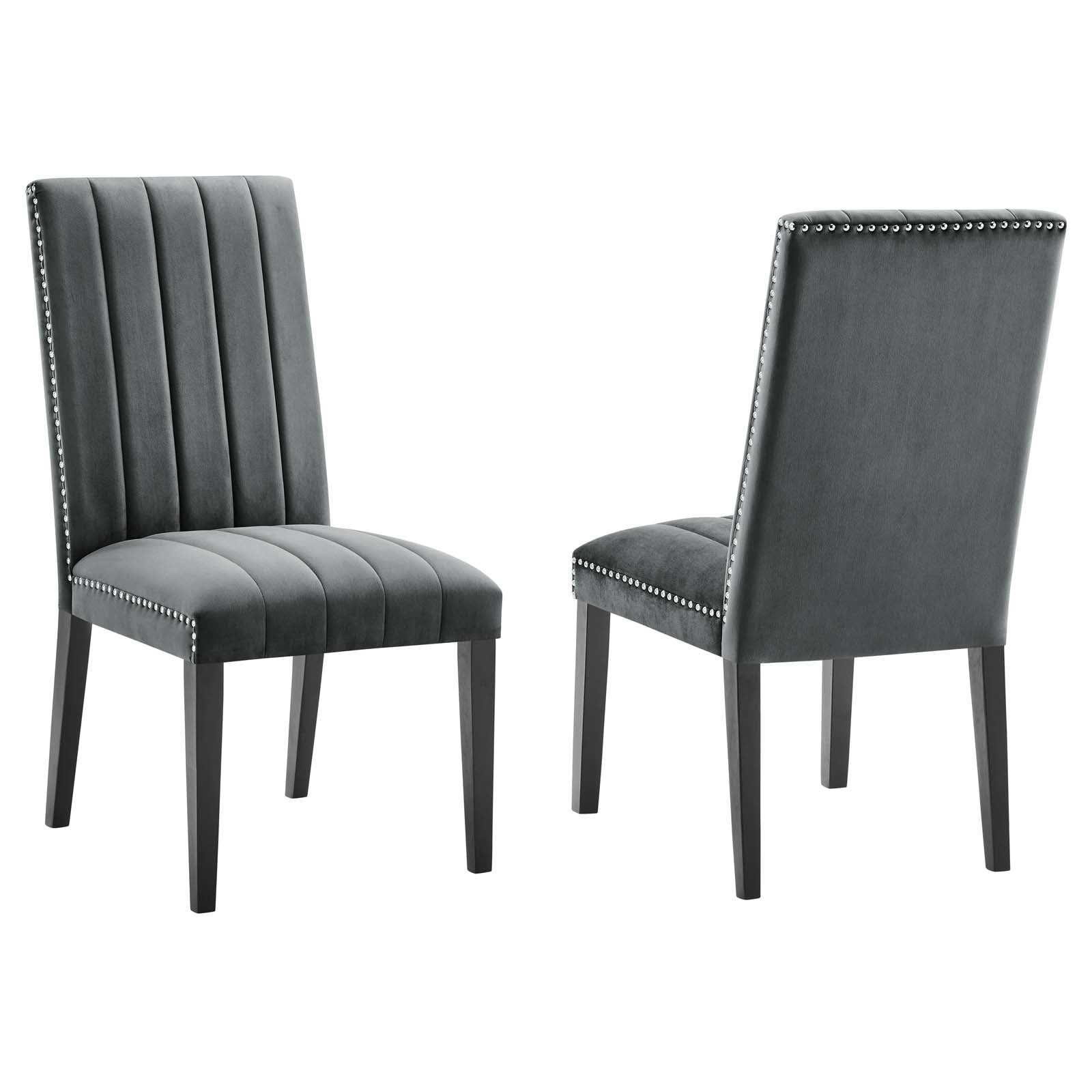 Catalyst Performance Velvet Dining Side Chairs - Set of 2