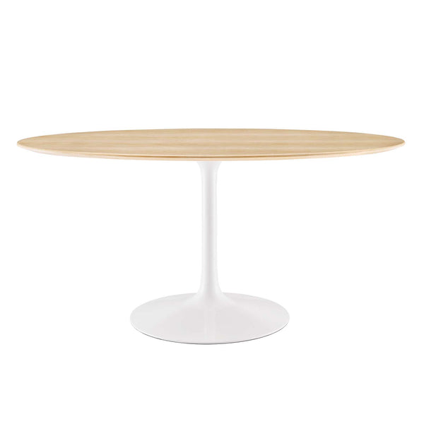 Lippa 60" Oval Natural Wood Grain Dining Table