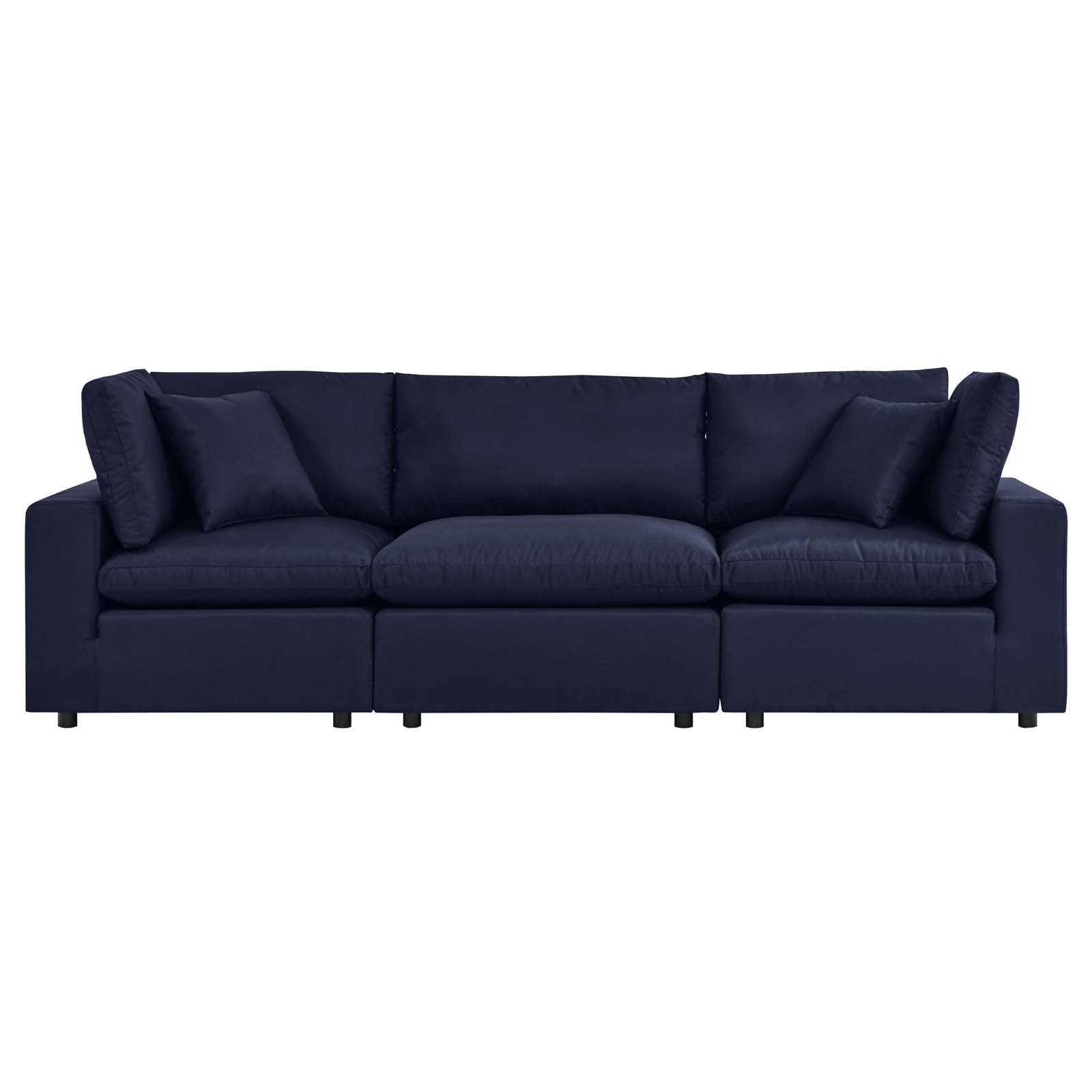 Commix Overstuffed Outdoor Patio Sofa