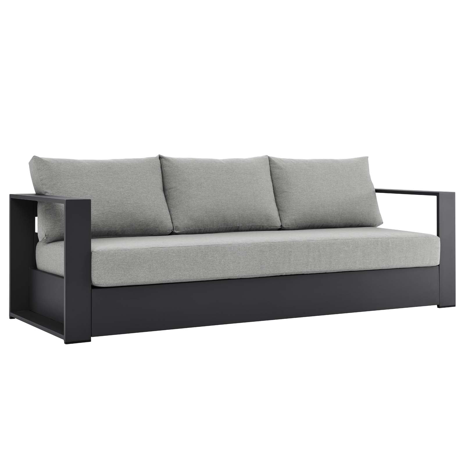 Tahoe Outdoor Patio Powder-Coated Aluminum Sofa