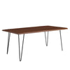 Ardor 74" Live Edge Acacia Wood Acacia Wood Dining Table