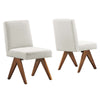 Lyra Boucle Fabric Dining Room Side Chair - Set of 2