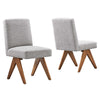 Lyra Boucle Fabric Dining Room Side Chair - Set of 2