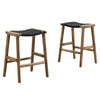 Saoirse Woven Rope Wood Counter Stool - Set of 2