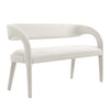 Pinnacle Boucle Fabric Accent Bench