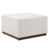 Tilden Large 28" Square Boucle Upholstered Ottoman