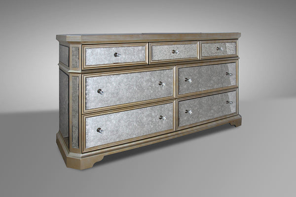 Evans Transitional Mirrored Dresser