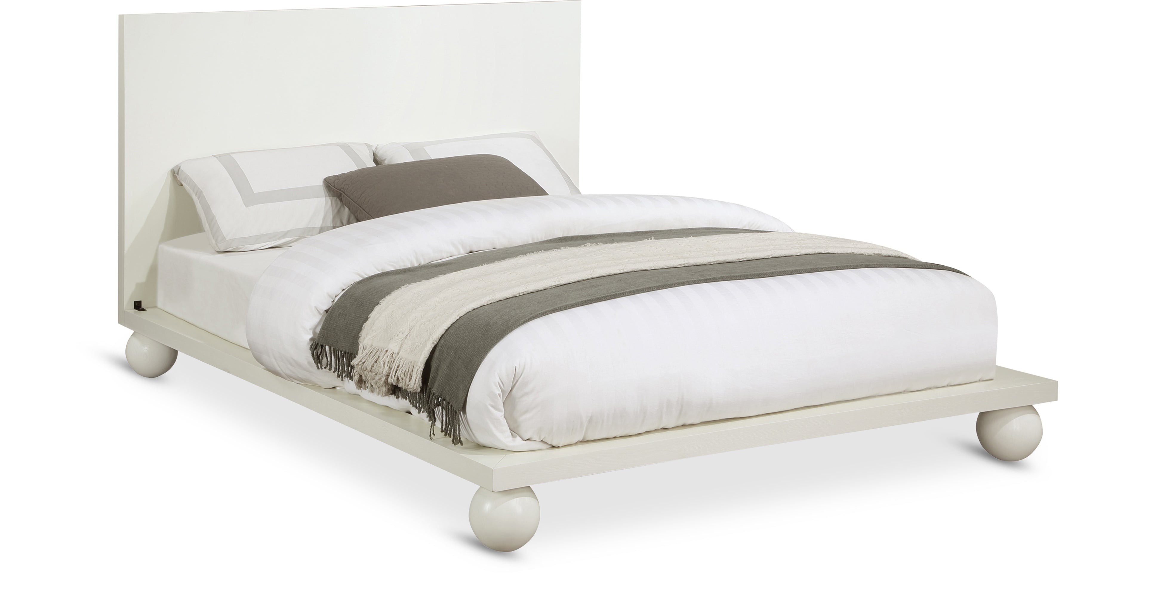 Kent Cream King Bed (3 Boxes)