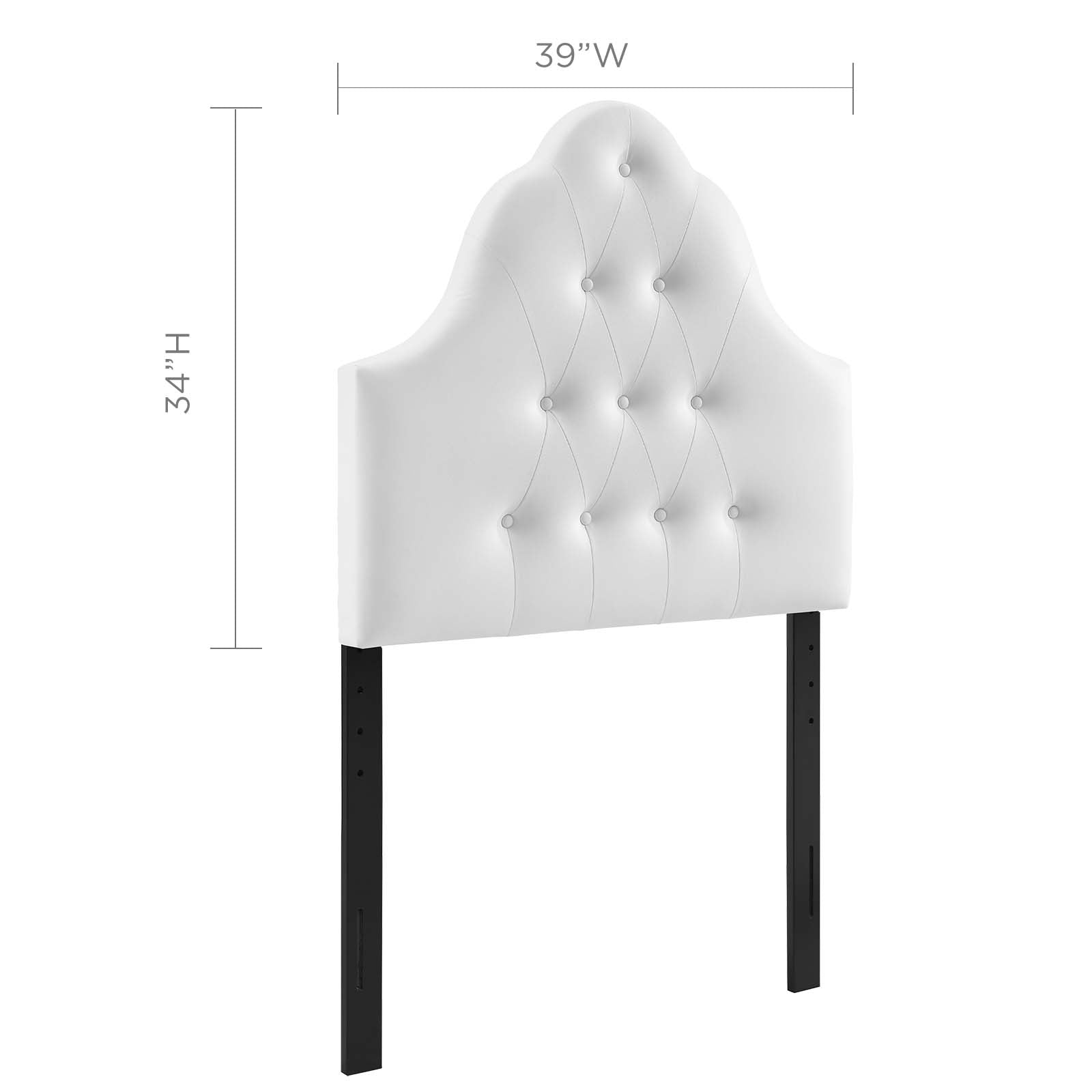 Sovereign Twin Upholstered Vinyl Headboard