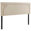 Josie King Upholstered Fabric Headboard