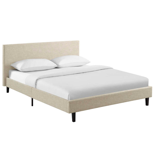 Anya Queen Fabric Bed