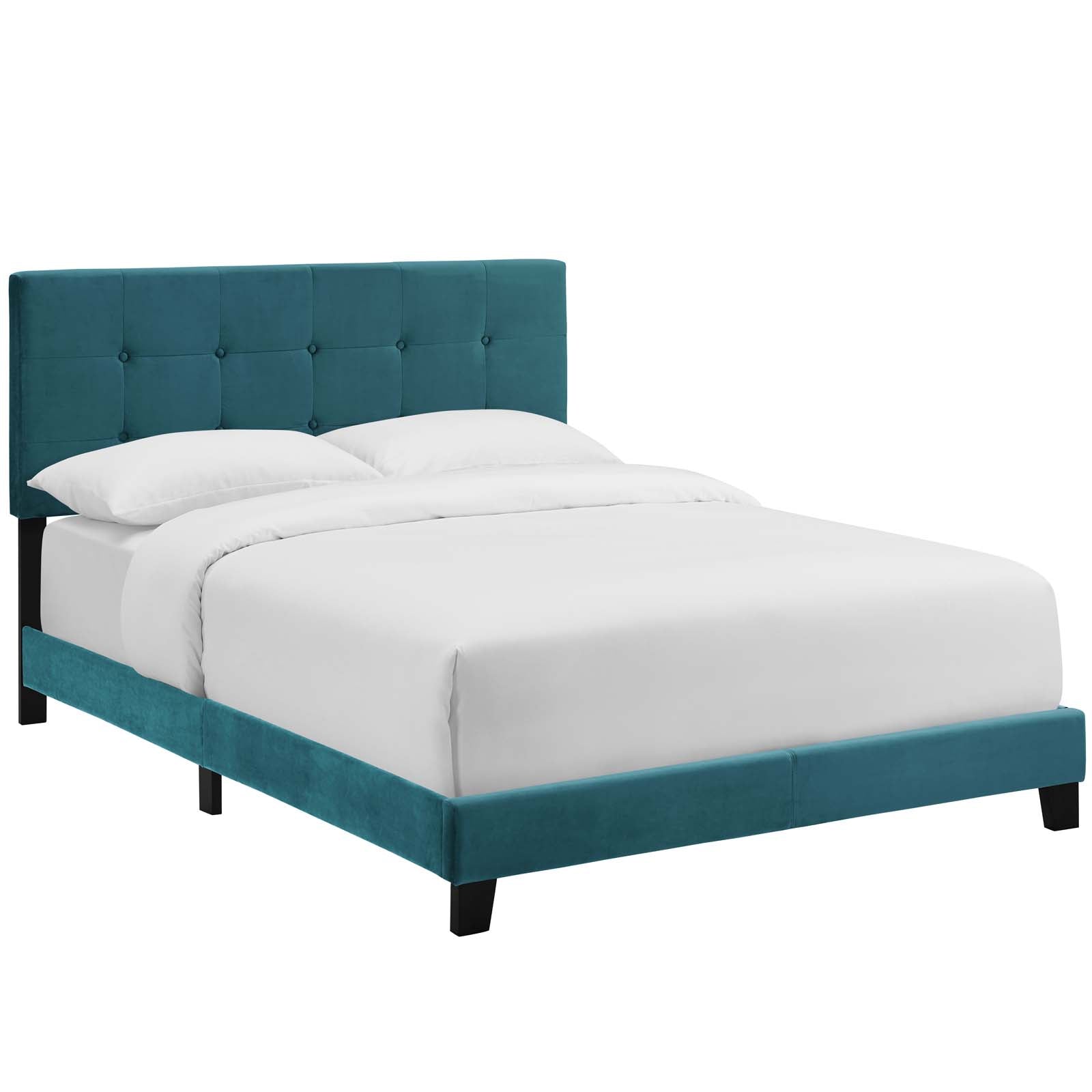 Amira Queen Performance Velvet Bed