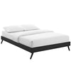 Loryn Full Vinyl Bed Frame with Round Splayed Legs