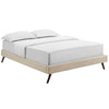 Loryn Queen Fabric Bed Frame with Round Splayed Legs