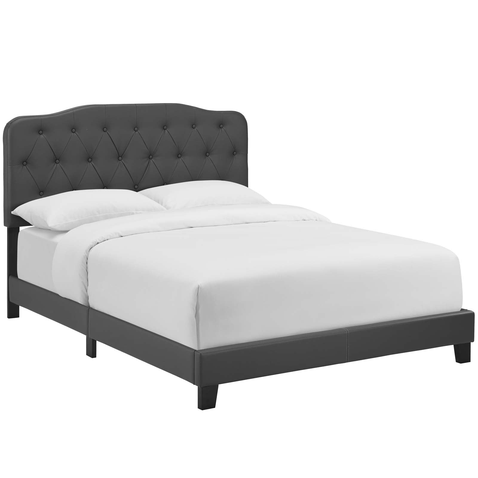 Amelia Full Faux Leather Bed