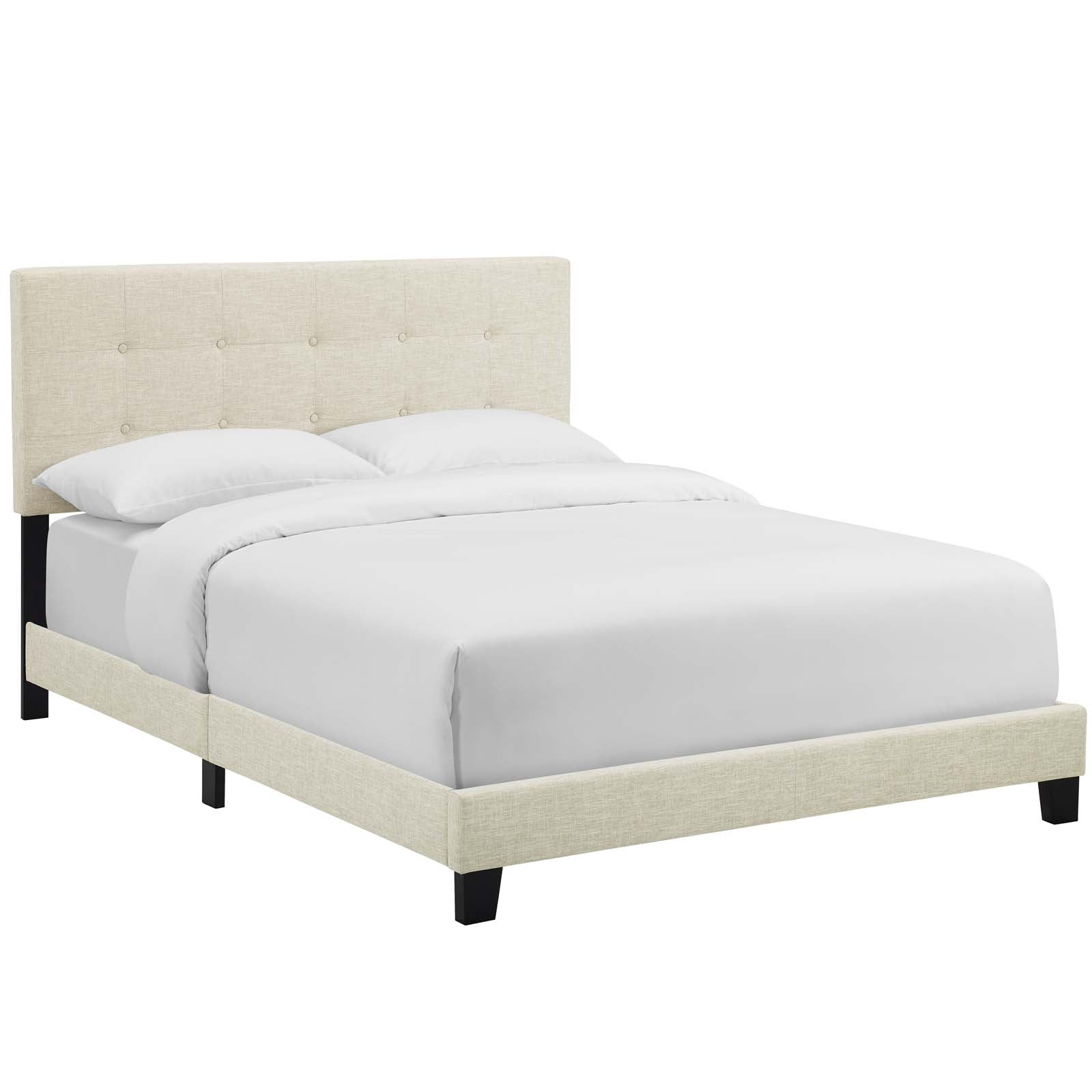 Amira Full Upholstered Fabric Bed