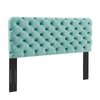 Lizzy Tufted King/California King Performance Velvet Headboard