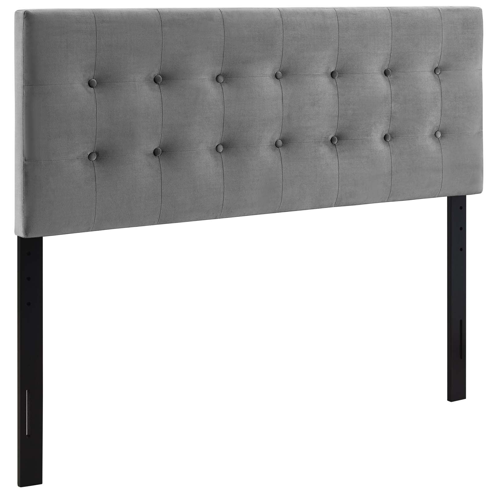 Emily Queen Biscuit Tufted Performance Velvet Headboard