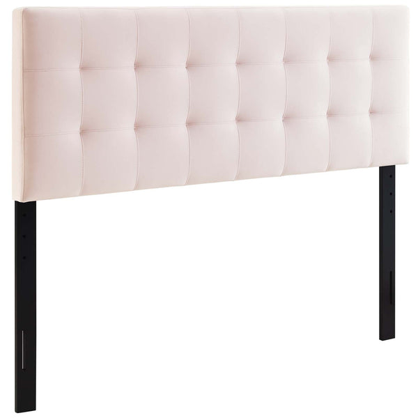 Lily Queen Biscuit Tufted Performance Velvet Headboard