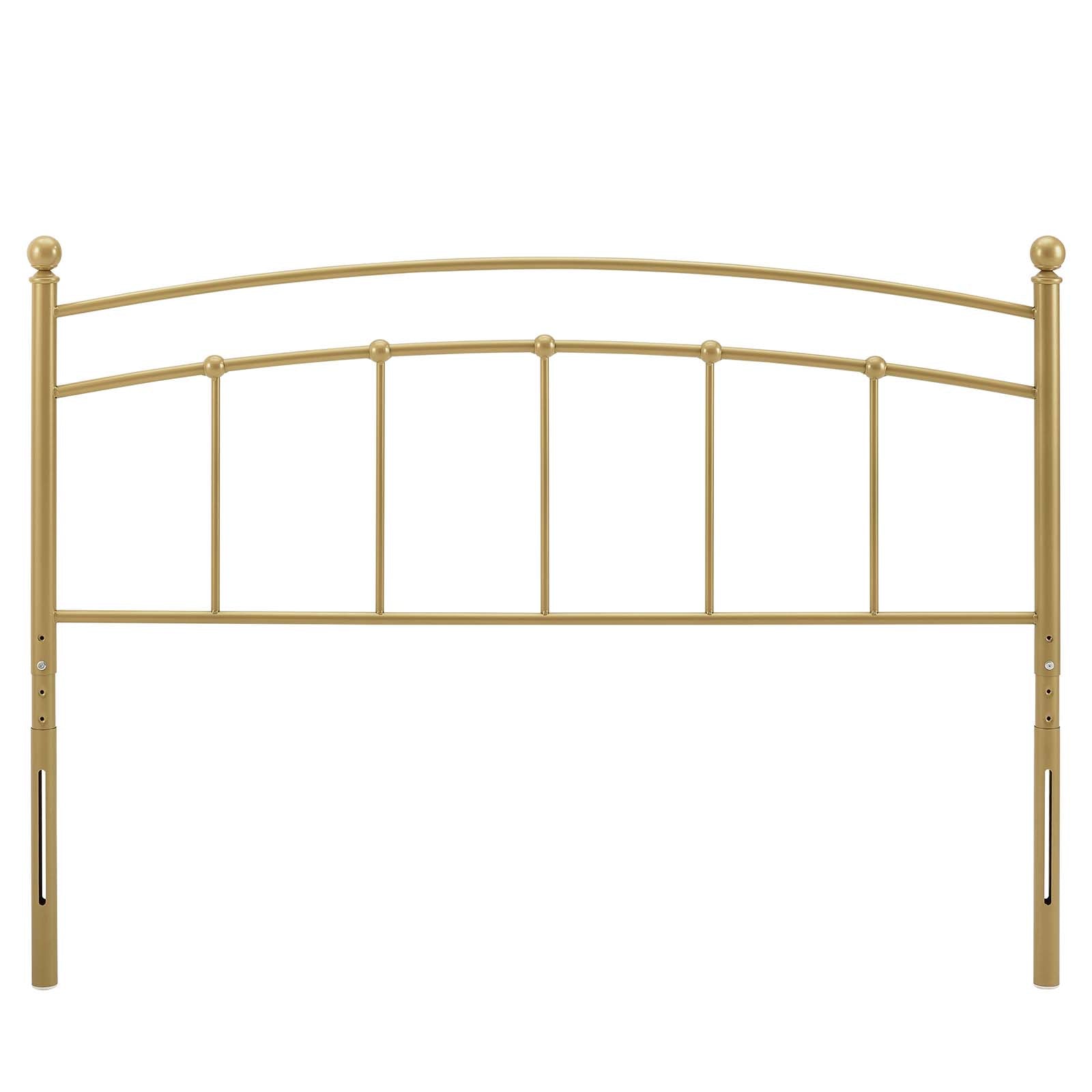 Abigail Queen Metal Headboard