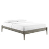 June Full Wood Platform Bed Frame