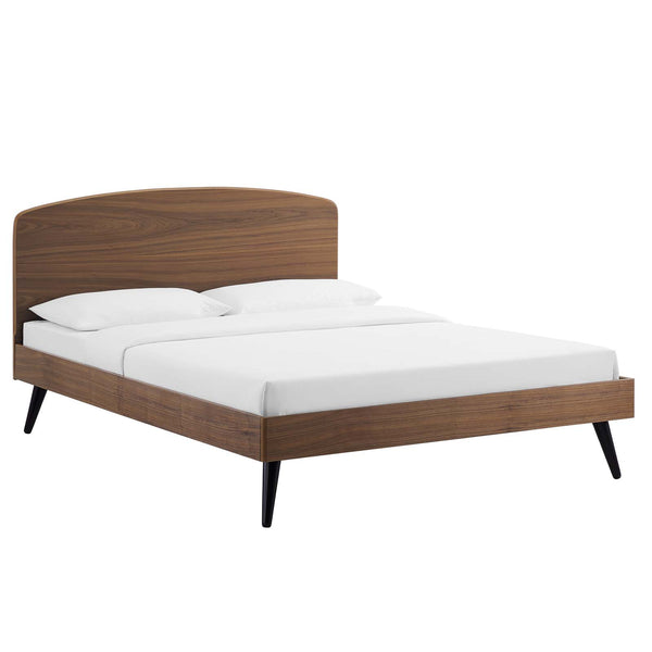 Bronwen King Wood Platform Bed