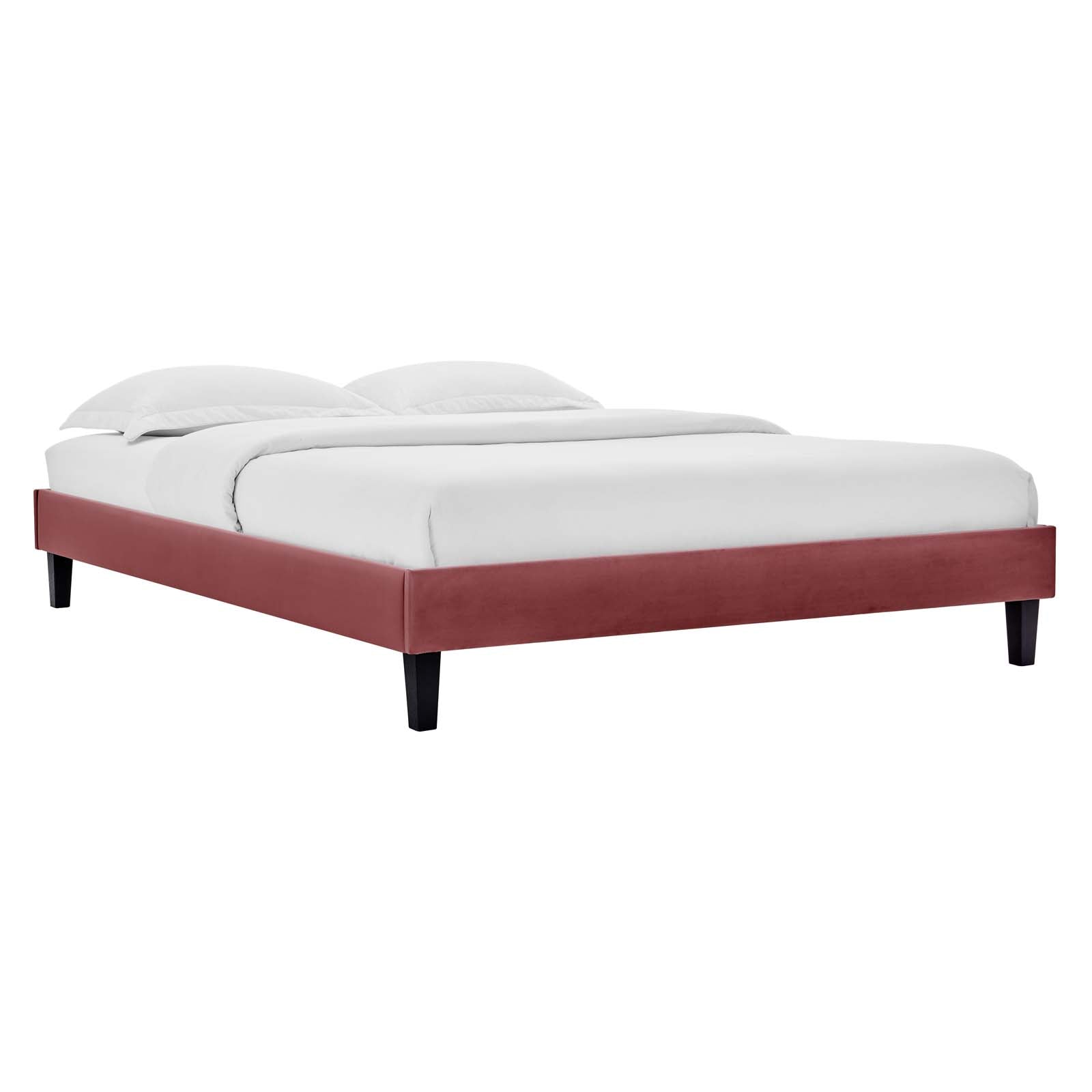 Reign Full Performance Velvet Platform Bed Frame