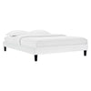 Reign Queen Performance Velvet Platform Bed Frame