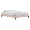 Harlow King Performance Velvet Platform Bed Frame