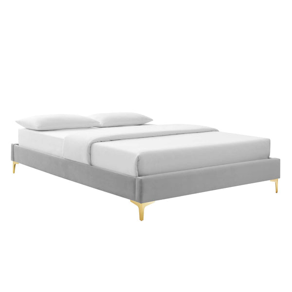 Sutton Full Performance Velvet Bed Frame