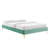 Sutton King Performance Velvet Bed Frame