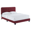 Celine Channel Tufted Performance Velvet Full Bed