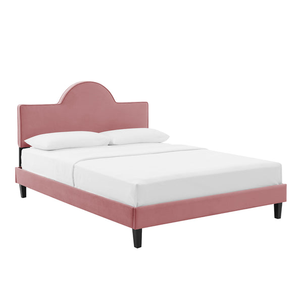 Soleil Performance Velvet Queen Bed