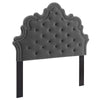 Arabella Button-Tufted Performance Velvet Twin Headboard