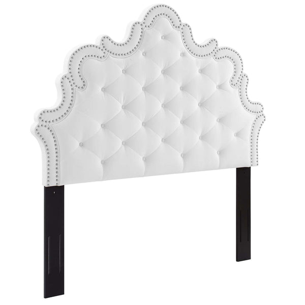 Arabella Button-Tufted Performance Velvet King/California King Headboard