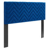 Mercy Chevron Tufted Performance Velvet Twin Headboard