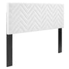 Mercy Chevron Tufted Performance Velvet Full/Queen Headboard