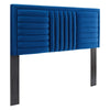 Believe Channel Tufted Performance Velvet Twin Headboard