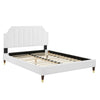 Sienna Performance Velvet Queen Platform Bed