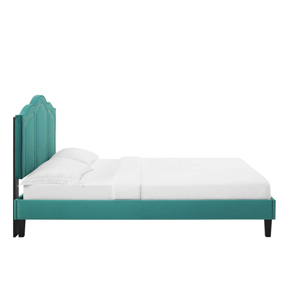 Emerson Performance Velvet Full Platform Bed