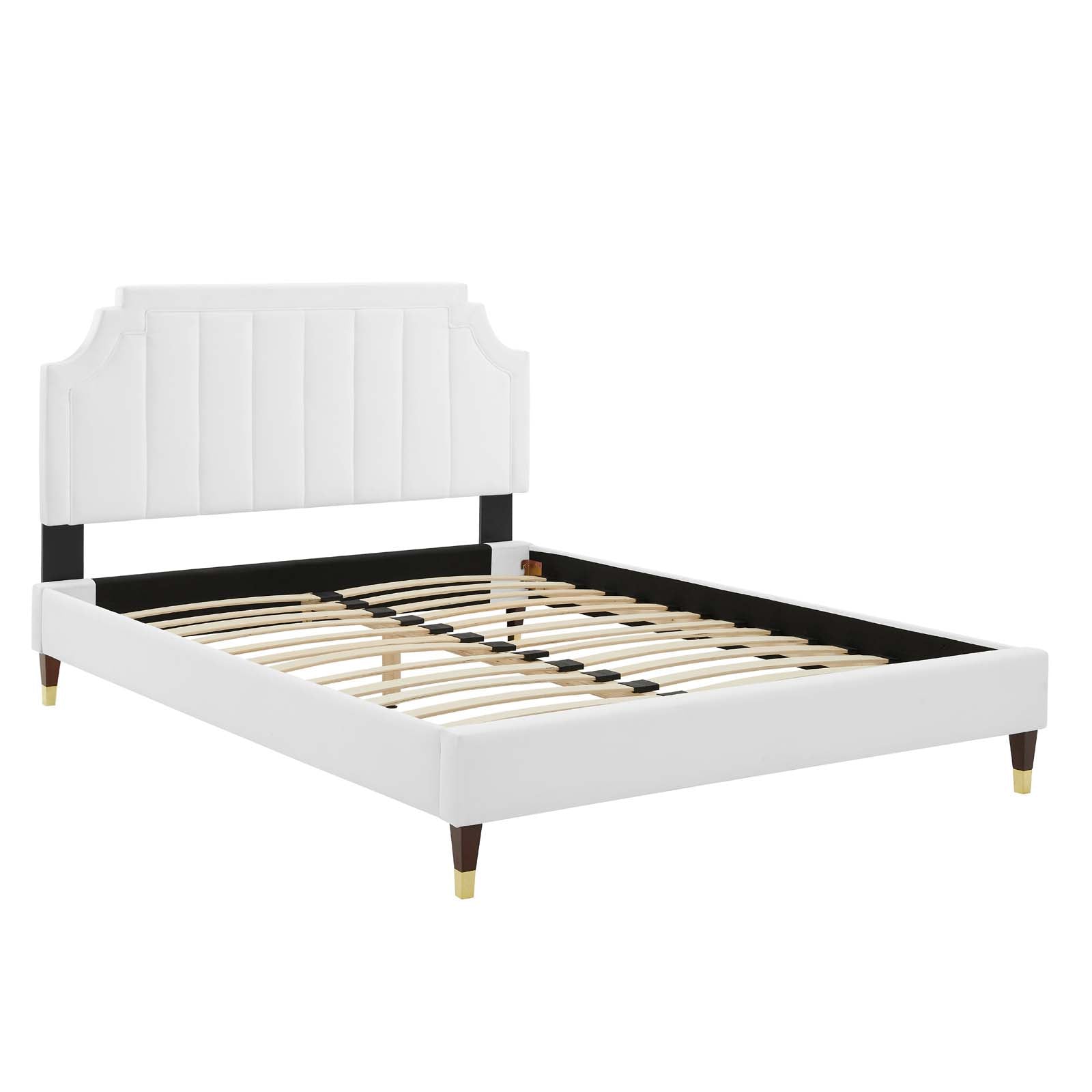 Sienna Performance Velvet Twin Platform Bed