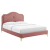 Portia Performance Velvet King Platform Bed