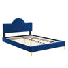 Sunny Performance Velvet Twin Bed