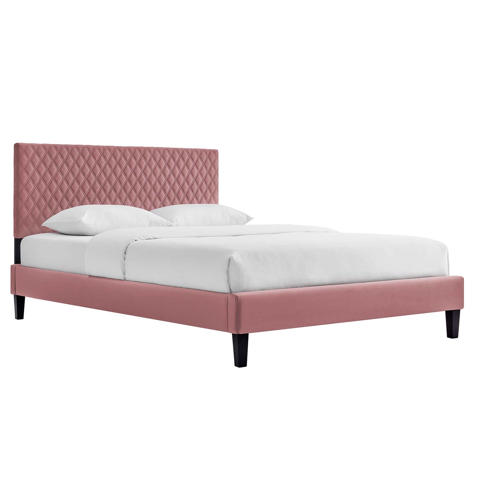 Garcelle Performance Velvet King Platform Bed