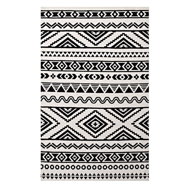 Haku Geometric Moroccan Tribal 5x8 Area Rug