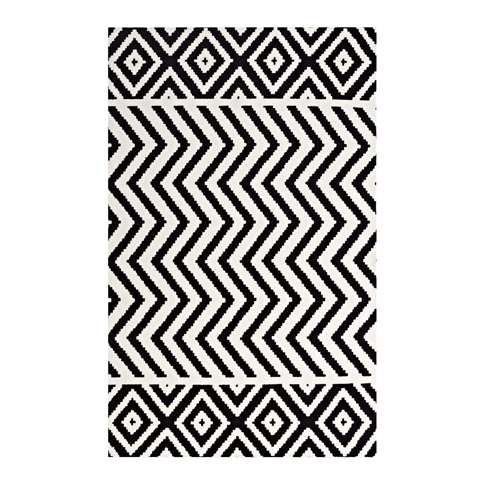 Ailani Geometric Chevron / Diamond 8x10 Area Rug